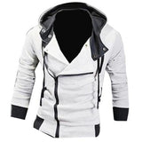 Mens Plus Size Sweatshirt Jackets  Autumn Casual Fleece Coats Solid Color Mens Sportswear Stand Collar Sliming Jackets