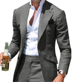 Peak Causal Slim Fit Notched Label Green Mens suit Blazer Formal Business For Wedding Groom Causal （Only Jacket）