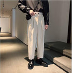 2020 Men's Leisure Western-style Male Trousers Suit Casual Pants Formal Fashion Blazers Business Design Cotton Suit Pants M-2XL