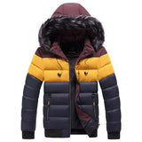 Winter Mens Bomber Jackets Casual Male Outwear Big Pocket Thick Warm Windbreaker Mens Outdooor Fur Hooed Coats Brand Clothing