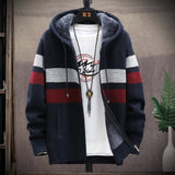 2020 winter Men's high quality Knitted thicken Mens Coats Hood Male Sweater Casual Keep warm Male Cardigan Sweaters Men