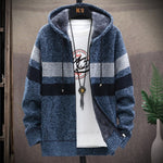 2020 winter Men's high quality Knitted thicken Mens Coats Hood Male Sweater Casual Keep warm Male Cardigan Sweaters Men