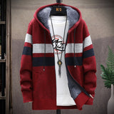 2020 winter Men's high quality Knitted thicken Mens Coats Hood Male Sweater Casual Keep warm Male Cardigan Sweaters Men