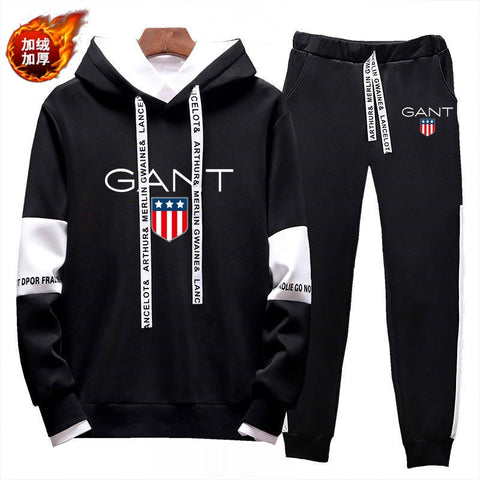 Autumn Winter Men's Sets Brand Sportswear Tracksuits 2 Piece Sets Men's Clothes Hoodies+Pants Sets Male Streetswear Coat Jackets