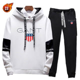 Autumn Winter Men's Sets Brand Sportswear Tracksuits 2 Piece Sets Men's Clothes Hoodies+Pants Sets Male Streetswear Coat Jackets