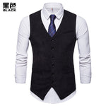 Mens Corduroy Suit Vest 2018 Mens Foramal Weeding Dress Vests Waistcoat Men Gilet  Business Wedding Tuxedo Vest Colete Masculino